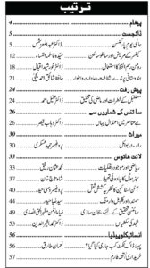 Urdu Science Monthly Issue 385 Month April 2026 index
