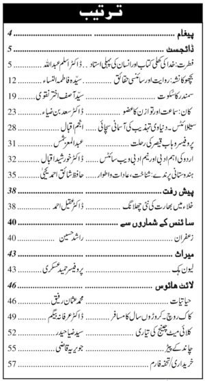 Urdu Science Monthly Magazine Issue 392 September 2026.jpg - index